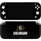 University of Colorado CU Logo on Black Nintendo Switch Lite Skin