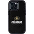 University of Colorado CU Logo on Black Otterbox Defender iPhone Skin
