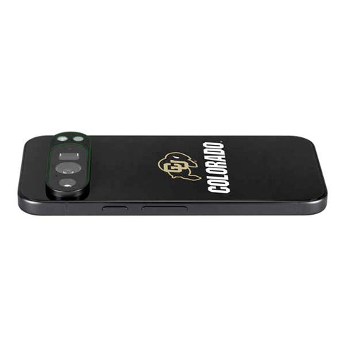 University of Colorado CU Logo on Black Pixel 9 Pro XL Skin