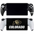 University of Colorado CU Logo on Black PlayStation Portal Remote Player Skin