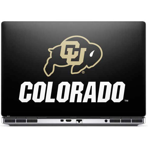 University of Colorado CU Logo on Black Dell Precision Skin