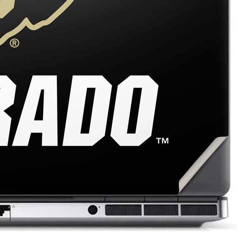 University of Colorado CU Logo on Black Dell Precision Skin