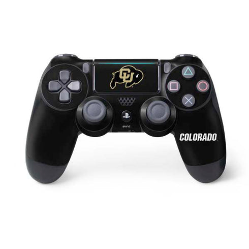 University of Colorado CU Logo on Black PlayStation PS4 Skins