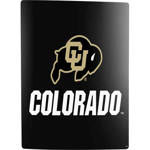 University of Colorado CU Logo on Black PS5 Digital Edition Bundle Skin
