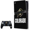 University of Colorado CU Logo on Black PS5 Pro Bundle Skin