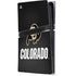 University of Colorado CU Logo on Black PS5 Pro Console Skin