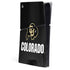 University of Colorado CU Logo on Black PS5 Slim Digital Edition Console Skin