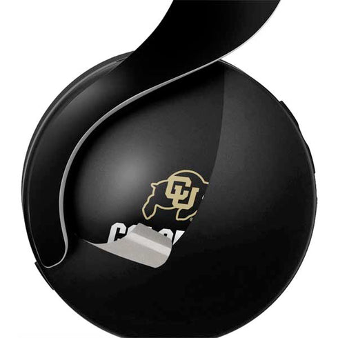 University of Colorado CU Logo on Black PULSE 3D Wireless Headset for PS5 Skin