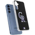 MLB Colorado Rockies - Solid Distressed Galaxy A55 5G Clear Case