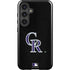 MLB Colorado Rockies - Solid Distressed Galaxy S25 Impact Case