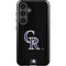 MLB Colorado Rockies - Solid Distressed Galaxy S25 Plus Impact Case