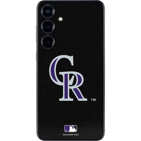 MLB Colorado Rockies - Solid Distressed Galaxy S24 Skin