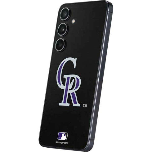 MLB Colorado Rockies - Solid Distressed Galaxy S24 Skin