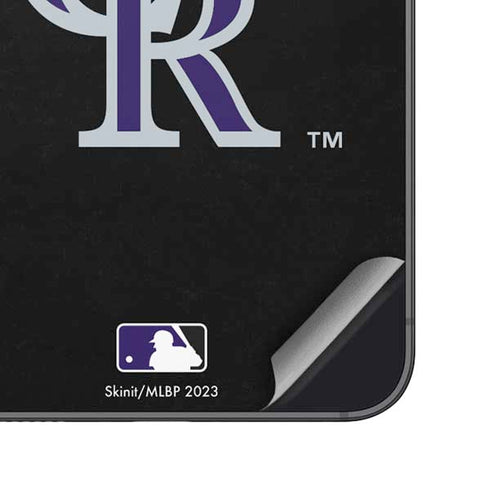MLB Colorado Rockies - Solid Distressed Galaxy S24 Skin