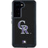 MLB Colorado Rockies - Solid Distressed Galaxy S24 Waterproof Case