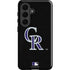 MLB Colorado Rockies - Solid Distressed Galaxy S26 Impact Case