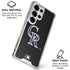 MLB Colorado Rockies - Solid Distressed Galaxy S26 Ultra Clear Case