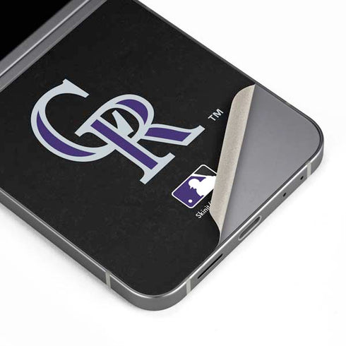 MLB Colorado Rockies - Solid Distressed Galaxy Z Flip6 Skin