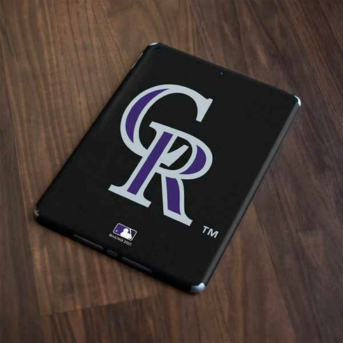 MLB Colorado Rockies - Solid Distressed Apple iPad Skin