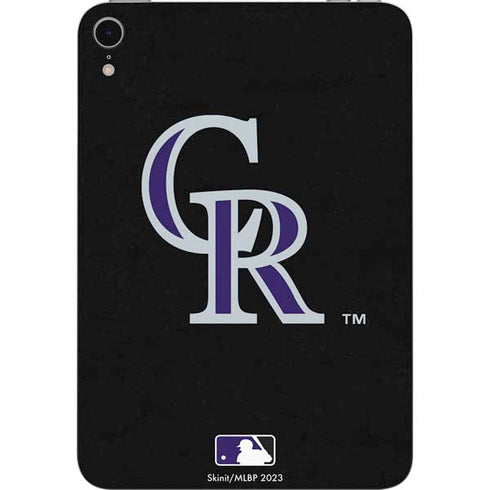 MLB Colorado Rockies - Solid Distressed Apple iPad Mini Skin