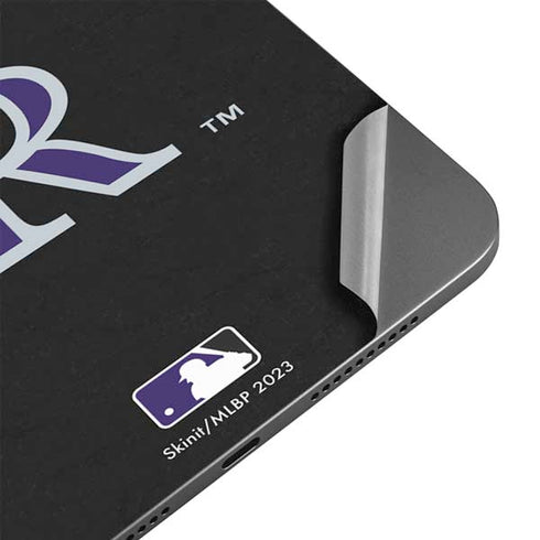 MLB Colorado Rockies - Solid Distressed Apple iPad Mini Skin