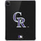 MLB Colorado Rockies - Solid Distressed iPad Pro 11in (2024) Clear Case