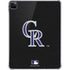 MLB Colorado Rockies - Solid Distressed iPad Pro 11in (2024) Clear Case