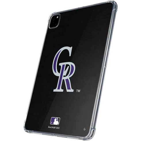 MLB Colorado Rockies - Solid Distressed iPad Pro 11in (2024) Clear Case