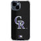 MLB Colorado Rockies - Solid Distressed iPhone 15 Clear Case