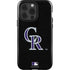 MLB Colorado Rockies - Solid Distressed iPhone 15 Pro Impact Case
