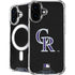 MLB Colorado Rockies - Solid Distressed iPhone 16 Plus MagSafe Case