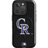 MLB Colorado Rockies - Solid Distressed iPhone 16 Pro Magsafe Impact Case