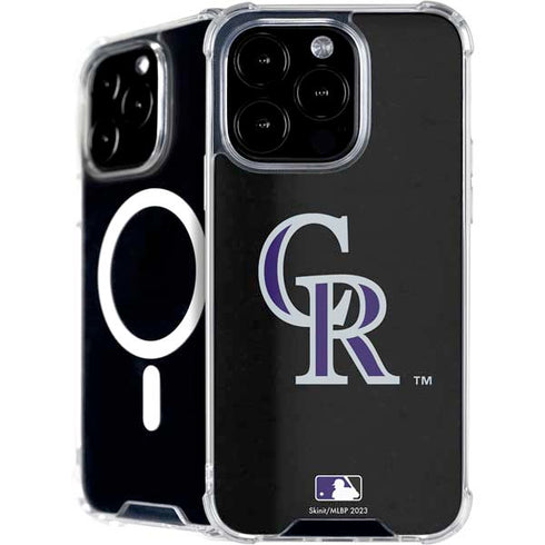 MLB Colorado Rockies - Solid Distressed iPhone 16 Pro Max MagSafe Case