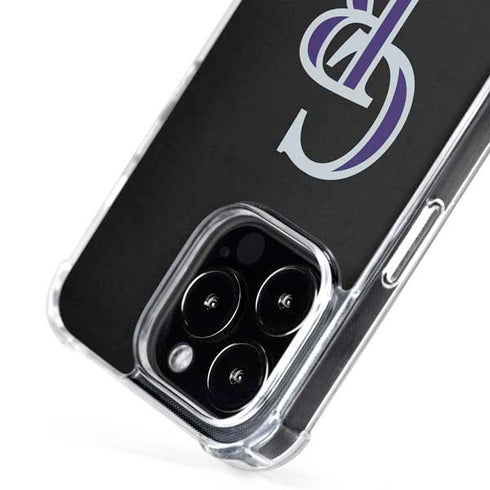MLB Colorado Rockies - Solid Distressed iPhone 16 Pro Max MagSafe Case