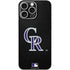 MLB Colorado Rockies - Solid Distressed iPhone 16 Pro Max Skin