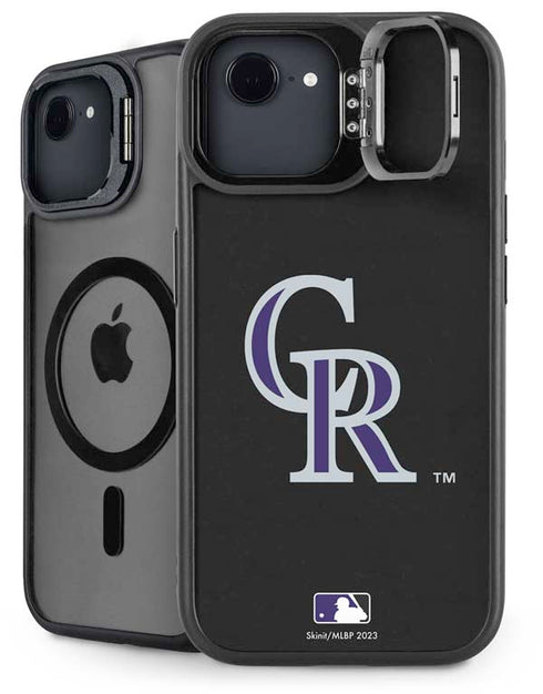 MLB Colorado Rockies - Solid Distressed iPhone 16e Kickstand Case