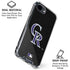 MLB Colorado Rockies - Solid Distressed iPhone 16e Clear Case