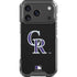 MLB Colorado Rockies - Solid Distressed iPhone 18 Pro Clear Case