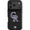 MLB Colorado Rockies - Solid Distressed iPhone 18 Pro Impact Case
