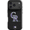 MLB Colorado Rockies - Solid Distressed iPhone 18 Pro Max Impact Case
