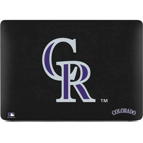 MLB Colorado Rockies - Solid Distressed Apple MacBook Air Skin