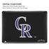 MLB Colorado Rockies - Solid Distressed MacBook Pro 14in (2021-24) Case plus Skin