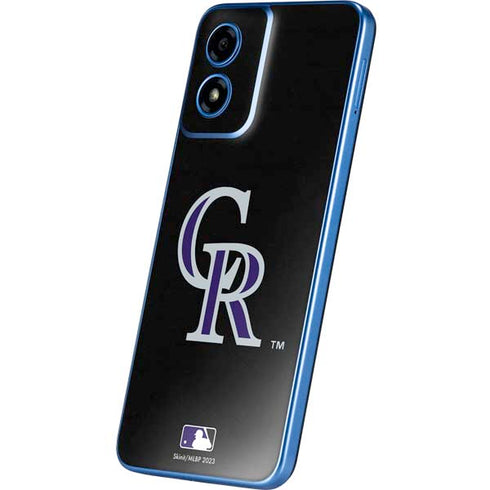 MLB Colorado Rockies - Solid Distressed Moto G Play 4G (2024) Skin