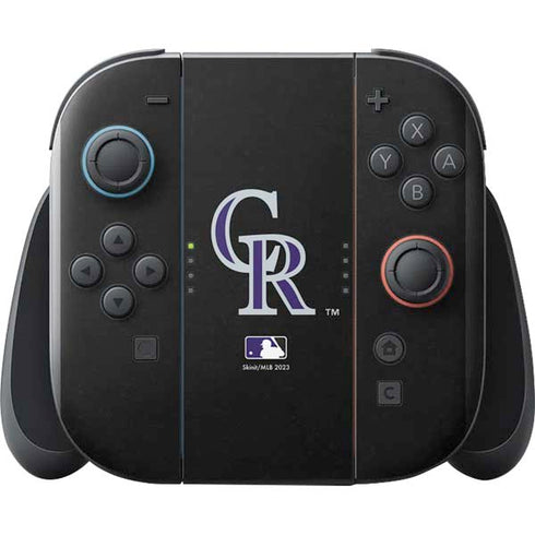 MLB Colorado Rockies - Solid Distressed Nintendo Switch 2 (2025) with Joy-Con Skin