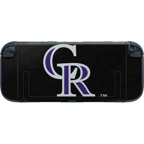 MLB Colorado Rockies - Solid Distressed Nintendo Switch 2 (2025) with Joy-Con Skin