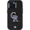 MLB Colorado Rockies - Solid Distressed Otterbox Defender iPhone Skin