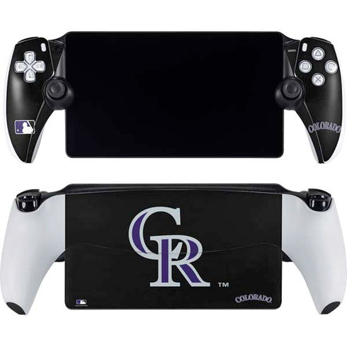 MLB Colorado Rockies - Solid Distressed PlayStation Portal Remote Player Skin