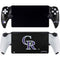 MLB Colorado Rockies - Solid Distressed PlayStation Portal Remote Player Skin