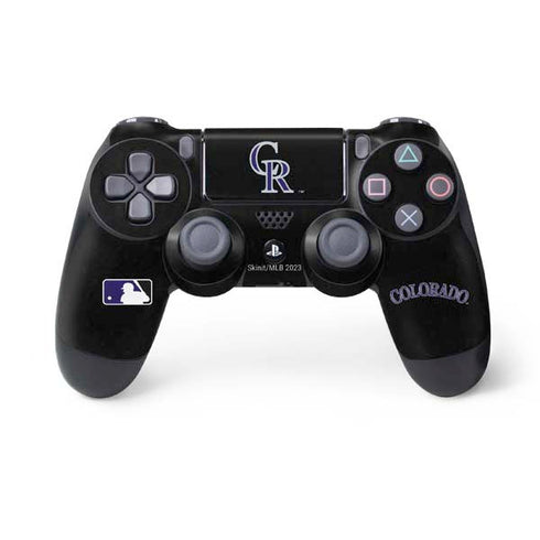 MLB Colorado Rockies - Solid Distressed PlayStation PS4 Skins