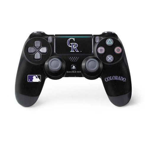MLB Colorado Rockies - Solid Distressed PlayStation PS4 Skins